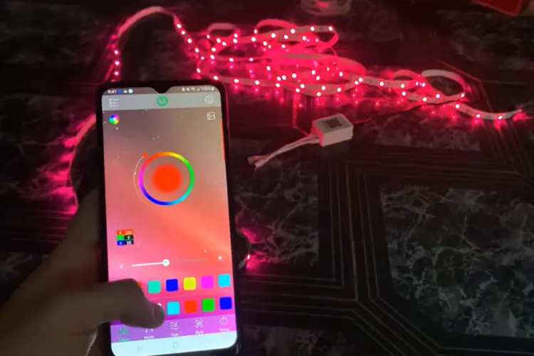 Bluetooth method to connect LED lights